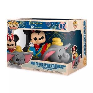 Funko POP Rides Disneyland 65th Anniv Dumbo The Flying Elephant 92 Minnie Mouse